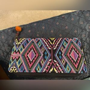 Clutch Anchalika Chamnan Collection Thai artisan cotton wallet/clutch